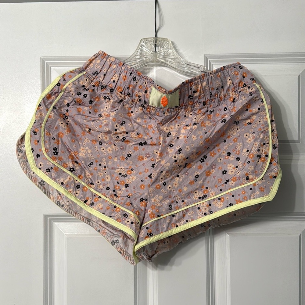 Free People Movement Floral Shorts Small